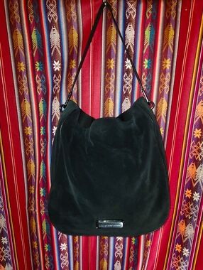 Marc By Marc Jacobs Suede And Leather Slouchy Handbag